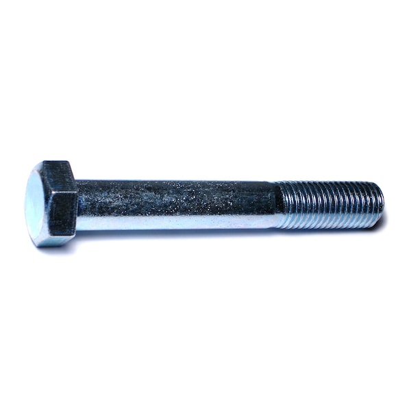 Midwest Fastener Grade 2, 7/8"-9 Hex Head Cap Screw, Zinc Plated Steel, 6 in L, 5 PK 53361 - main